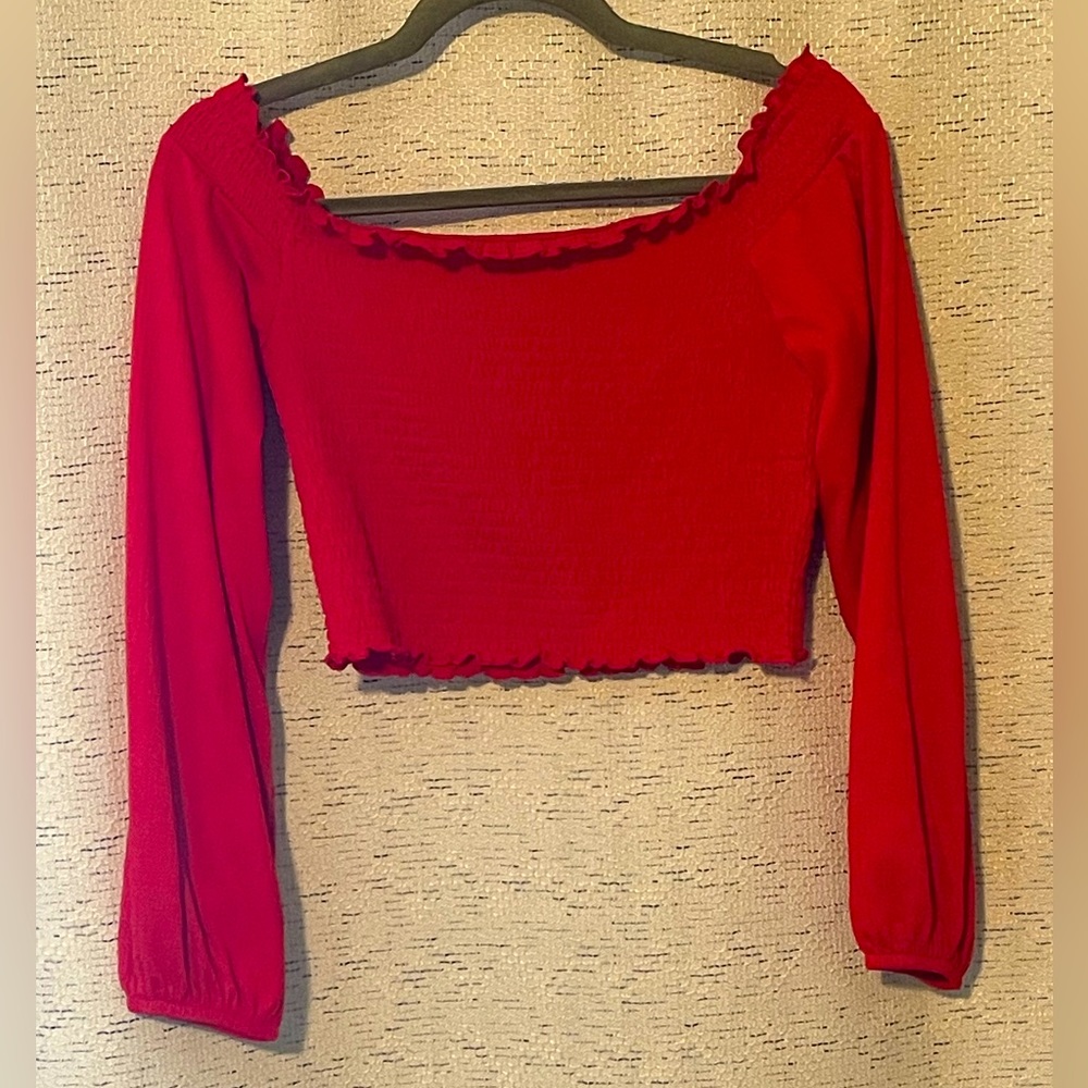 Red Crop Top